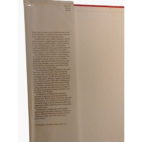 Great Hollywood Westerns Ted Sennett 1992 Hardcover DJ 1990 275 Illustrations - Picture 5 of 7